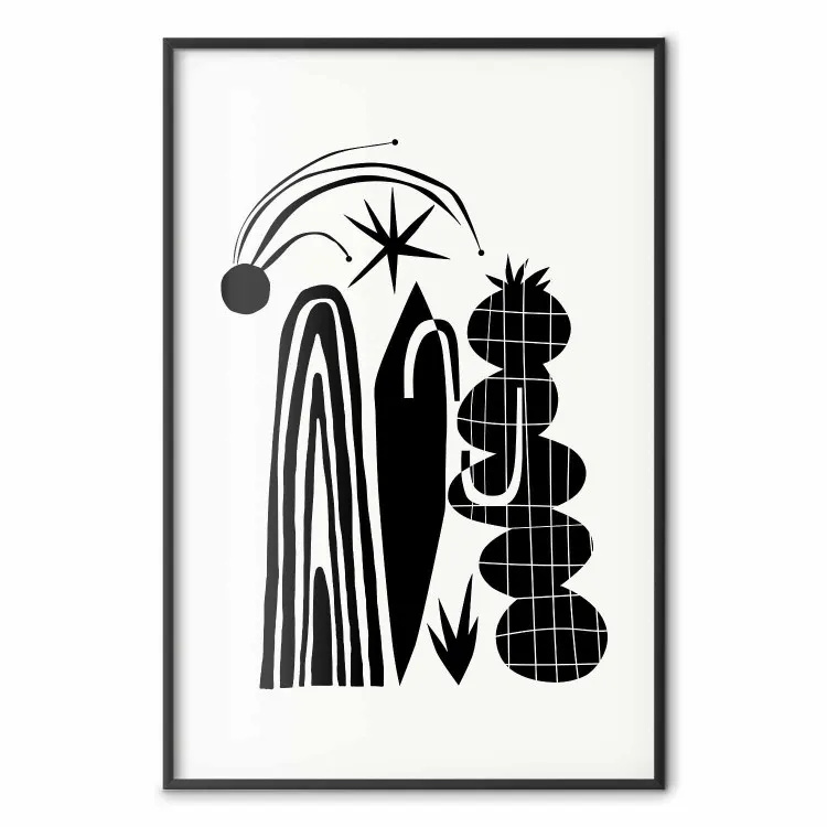 Composition monochromatique - arcs et formes végétales