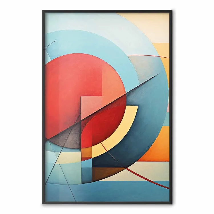 Déconstructivisme - composition géométrique à la manière de Kandinsky