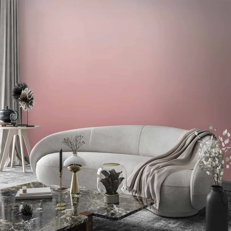 Matin d'amour - doux dégradé du rose au beige clair