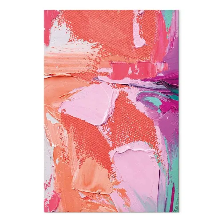 Expression artistique - diverses couleurs et textures de peinture