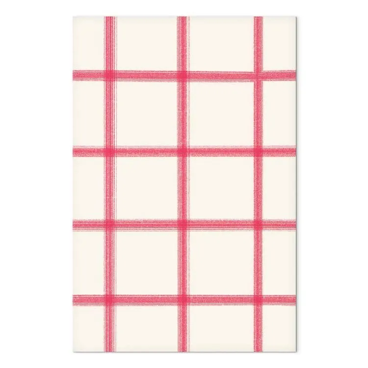 Motif pastel - lignes roses formant une grille géométrique