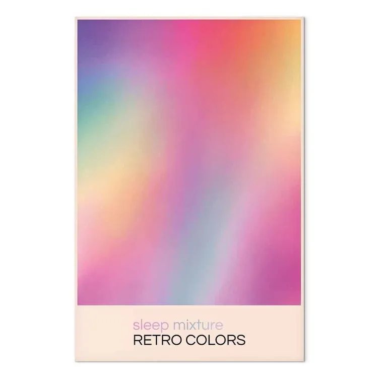 Rêve coloré - dégradé abstrait de style rétro