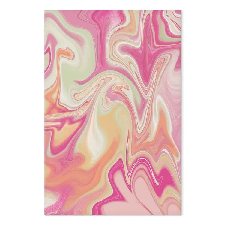 Rose frénétique - motif énergique aux couleurs chaudes