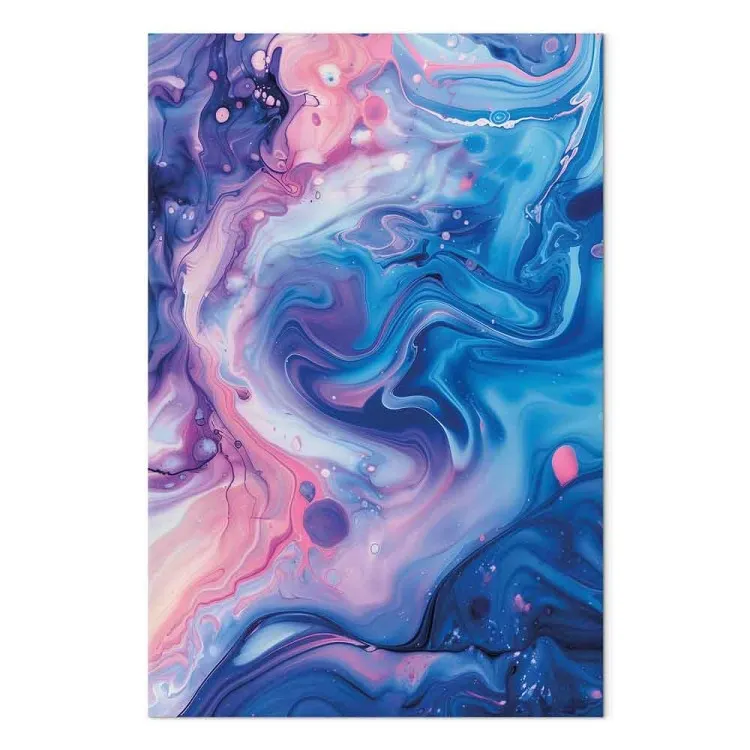 Fantaisie cosmique - tourbillons colorés dans des tons nocturnes