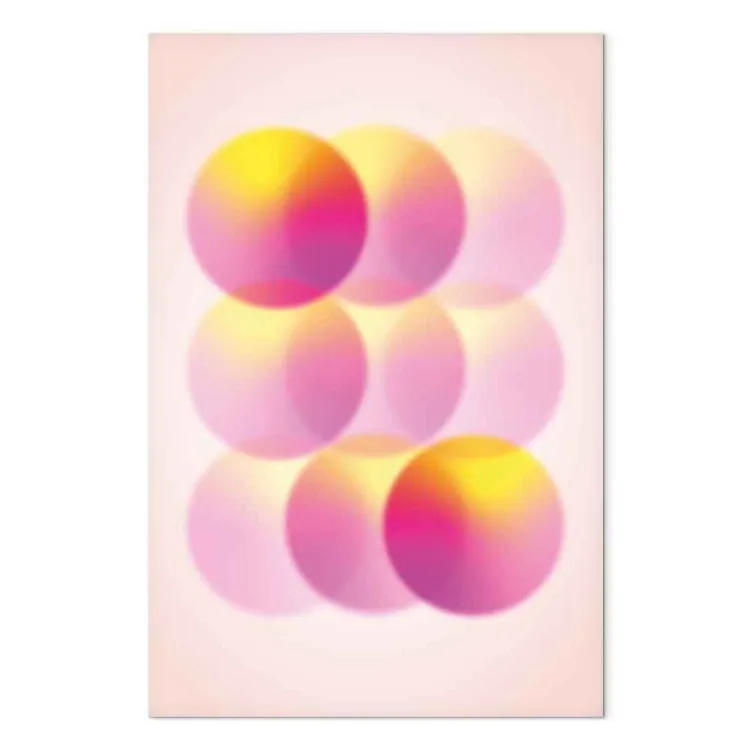 Bulles colorées - dégradés pastel en cercles délicats