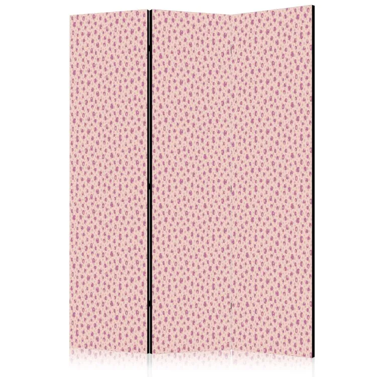 Taches violettes - motif délicat sur fond beige