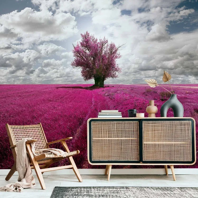 Prairie couleur fuschia