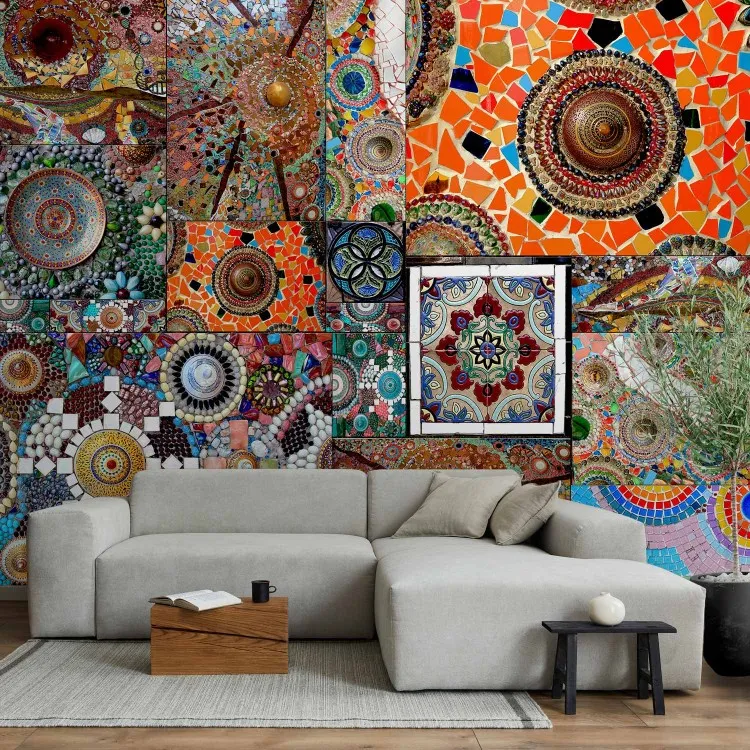 Trésors marocains - une mosaïque colorée de pierres