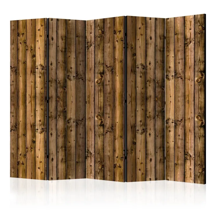 Chalet de campagne II - texture naturelle de planches en bois brun